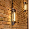 Industrialna lampa ścienna RETRO 1010BL0009 metalowa kinkiet retro czarny
