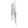 Zwisająca lampa Lightstick MOD236PL-L54B3K LED 46W 3000K sople czarne