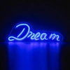 Lampka ledowa stołowa Neon FM-WN37 Zumaline dream niebieska biała