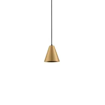 Stożkowa lampa wisząca GRONVILO LE45438 LED 5W 3000K nad stół złota