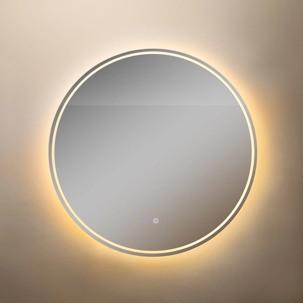 Podgrzewane lustro łazienkowe D3004-80 36W zmienna barwa IP44 przezroczyste