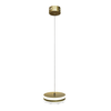 Metalowa lampa wisząca PRECIOSA ML0998 LED 25W 4000K glamour złota