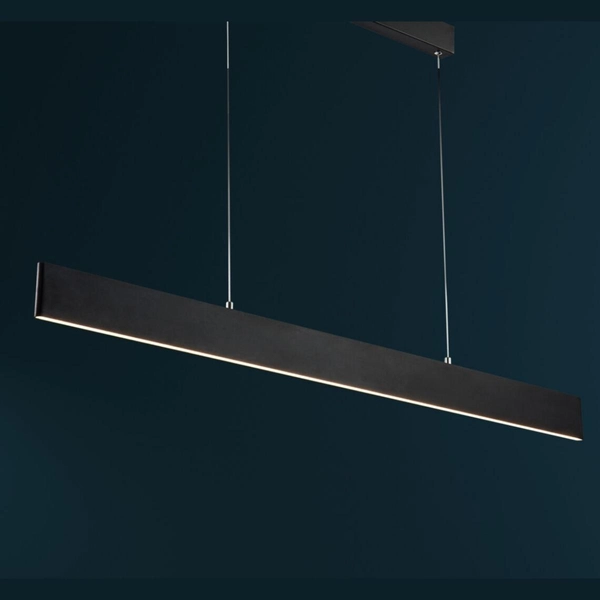 Belka wisząca Step P010PL-L23B4K Maytoni LED 23W 4000K nad wyspę czarna