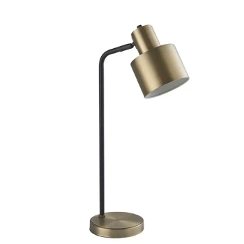 Lampa stojąca metalowa Mayfield 95464 mosiądz czarny