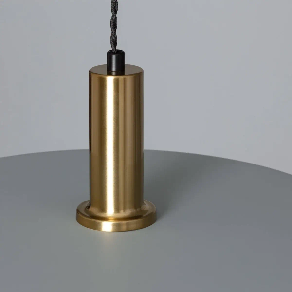 Minimalistyczna lampa wisząca Dario ABR-LWO-DARIO-S do jadalni szara