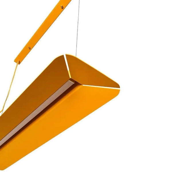 Podłużna zwisająca lampa Yottsu YOB653P02 LED 19,2W 3000K żółty