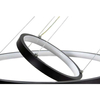 LAMPA wisząca SLP6578 MDECO okrągła OPRAWA zwis LED 63W rings pierścienie z pilotem czarne