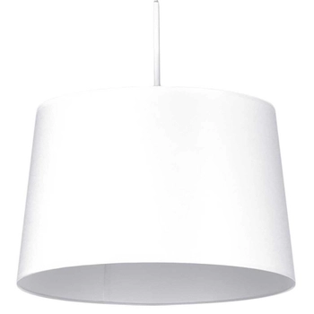 Wisząca lampa Remi K-4360 z abażurem do pokoju biała