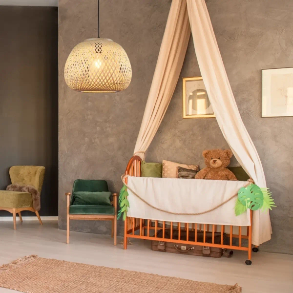 Lampa wisząca ekologiczna Zanzibar 329196 do kuchni boho beżowa