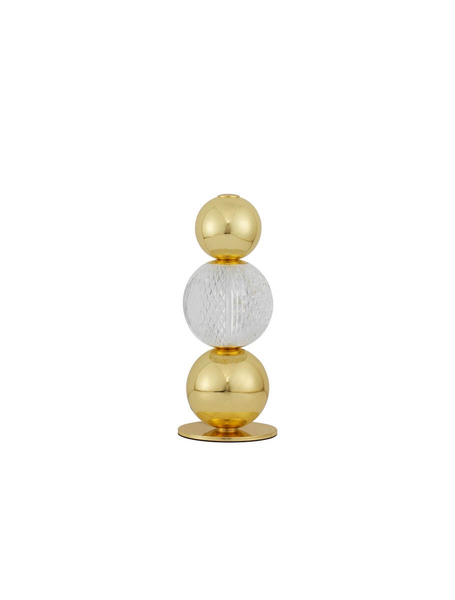 Stołowa lampa stojąca Ponce balls LED 4W 3200K z kryształkami złota
