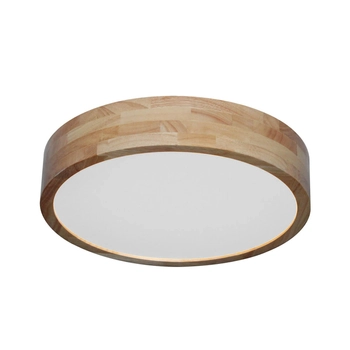 Okrągły plafon Norton PLF-73827-3KS4KS65K-WO Italux LED 24W 3000-6500K drewniany biały