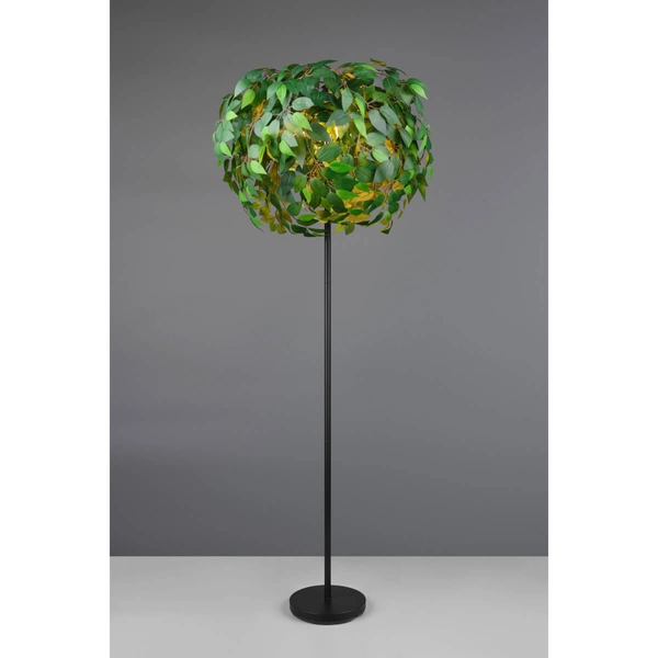 Stojąca lampa podłogowa Leavy R40463015 RL Light drzewo zielona czarna