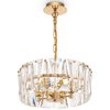 LAMPA wisząca PUNTES MOD043PL-04G Maytoni szklana OPRAWA okrągły ZWIS glamour złoty