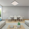 Plafon do salonu Babilon LP-335/1C S 4BK square Light Prestige LED 18W 4000K biały