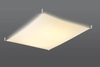 Plafon LAMPA sufitowa SL.0739 prostokątna OPRAWA materiałowa biała