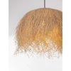 Lampa wisząca ratanowa OVINCIA LE45370 do sypialni naturalna