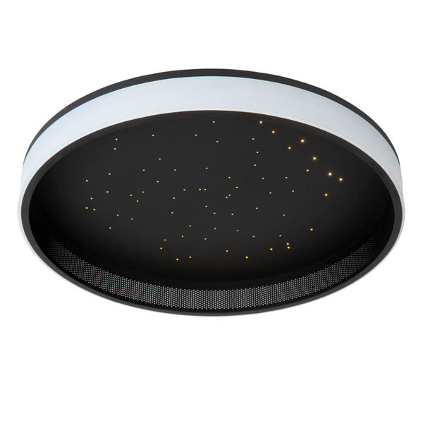 Ściemnialny plafon Estreja 71102/40/30 LED 40+10W 2500-3000K czarny