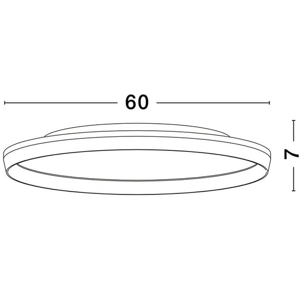 Plafon okrągły do salonu VINAMAR LE44891 LED 55W 2700-3000K czarny drewniany