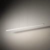 Wisząca lampa do salonu podłużna BAR 11583 LED 27W 3000K biała