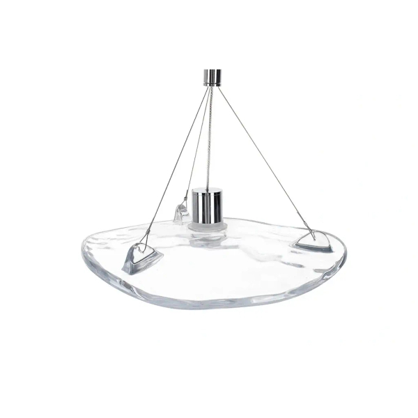 Wisząca lampa AQUA przezroczysta czarna MSE1501100391 1xLED 3W 3000K szklana