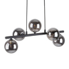 Loftowa lampa wisząca do jadalni ESTERA 6707 TK Lighting kule czarne