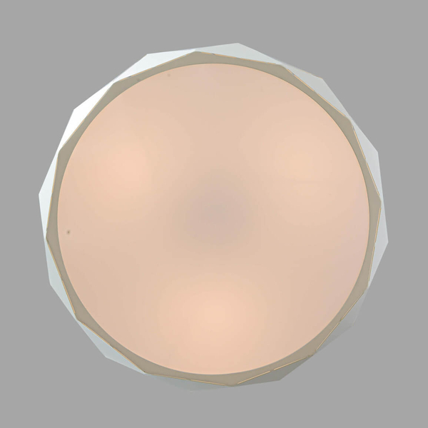 LAMPA wisząca REUS LP-8069/1P WH Light Prestige geometryczna OPRAWA okrągła zwis metalowy biały