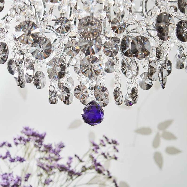 LAMPA wisząca HIDDEN GEM 107415 Markslojd kryształowa OPRAWA zwis glamour crystal przezroczysty przydymiony