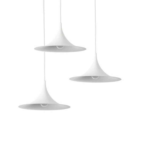 Lampa wisząca nad wyspę Oslo ABR-OSLO-W Abruzzo do jadalni biała