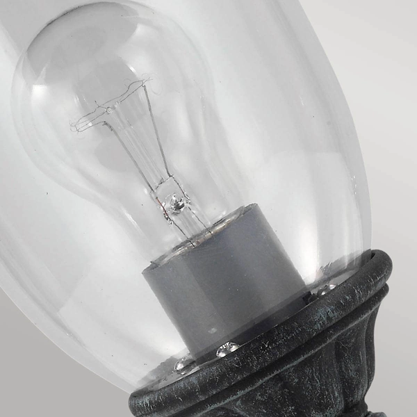 Ogrodowa lampa stojąca GZH-ELK3 latarenka IP44 czarna