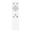 Nowoczesna LAMPA sufitowa SONNY 41586-18 Globo okrągły plafon LED 18W 3000K - 6000K z pilotem srebrny