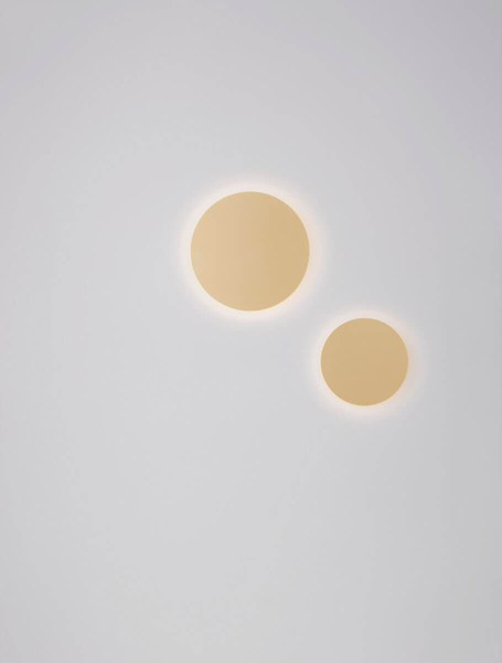 Pokojowa lampa ścienna Chica circle do holu LED 22,5W 3000K złota
