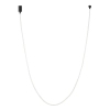 Lampa wisząca nowoczesna SNAKE MD1021-5 biała czarna metal PVC 72W 3000K 5M wąż ledowy