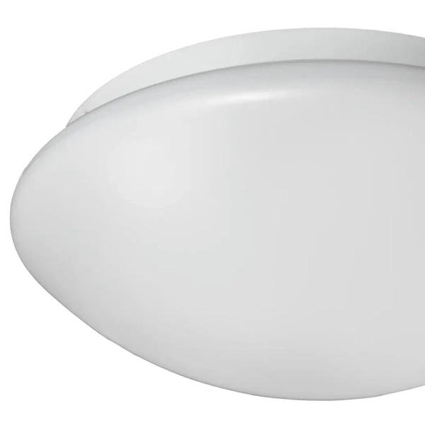 Minimalistyczny plafon sufitowy FURY EKP1301 owalny do salonu biały