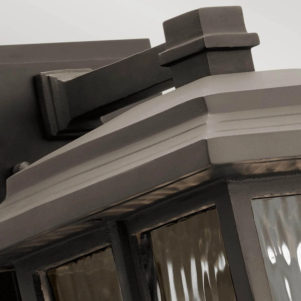 Lampa elewacyjna KL-BEACON-SQUARE-M-OZ Kichler latarnia brązowa