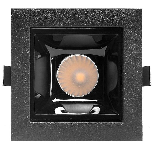 Pojedyncza lampa podtynkowa 573 Domeno LED 2W 4000K czarna