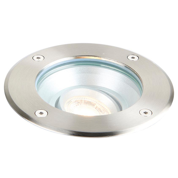 Podtynkowa lampa metalowa Pillar 99550 okrągłe oczko chrom