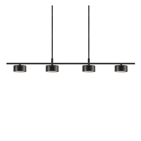 Lampa wisząca nad stół Clyde 2010813003 Nordlux ściemnialna czarna