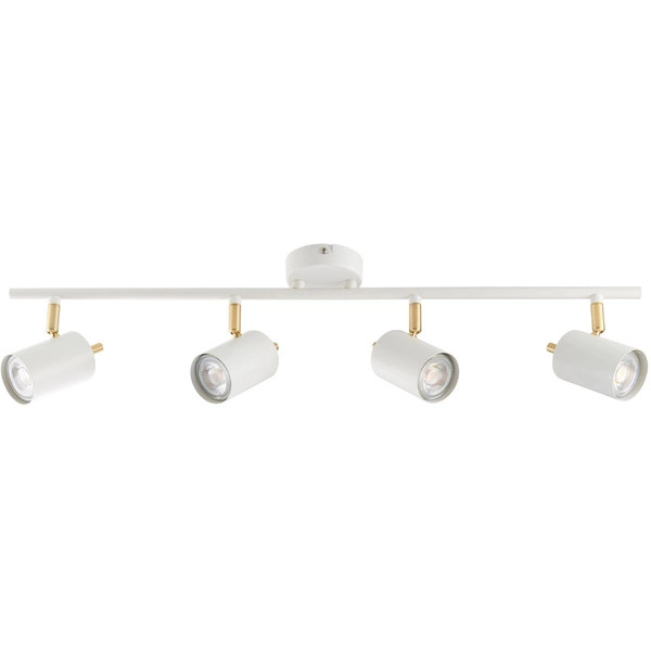 Lampa sufitowa Gull 59933 Endon spot do jadalni na listwie biały