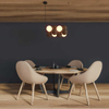 Wisząca lampa molekułowa Vino ABR-GRAPPA-H-B nad stół kule szare białe