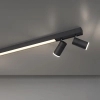 Grafitowa lampa sufitowa Pure-lines LED 25W 2700K-5000K reflektorki