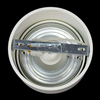 Halogenowa LAMPA sufitowa LUMOS 1 70251101 Kaspa natynkowa OPRAWA plafon regulowany spot metalowy biały