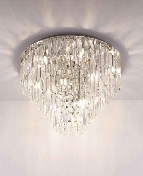 Plafon LAMPA sufitowa MONACO C0137 Maxlight kryształowa OPRAWA glamour crystal przezroczysta