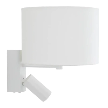 Naścienna lampa do sypialni LUSSO 11520 nocna biała