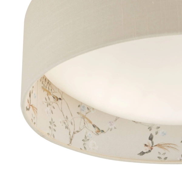 Lampa sufitowa Marble MAR5029-EH Dar Lighting owalna motyw roślin multikolor