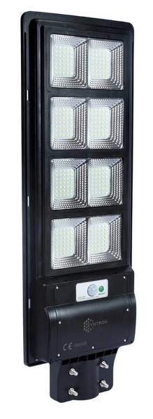 Solarna uliczna latarnia 298 Domeno LED 360W 6000K IP66 metalowa czarna