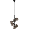 Modernistyczna LAMPA wisząca CALLISTO 108108 Markslojd metalowa OPRAWA loftowy ZWIS szklane kule czarne przydymione