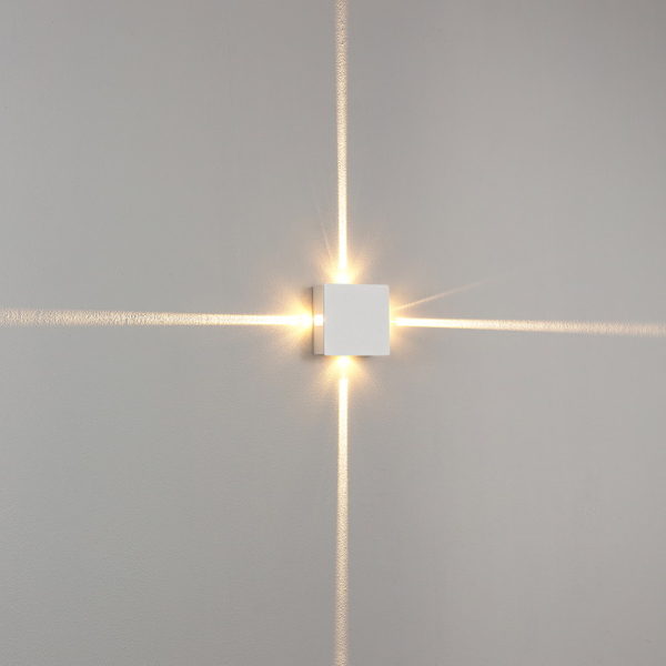 Lampa ledowa ścienna Mollis 616004202 Elkim 4W 4000K do salonu biała