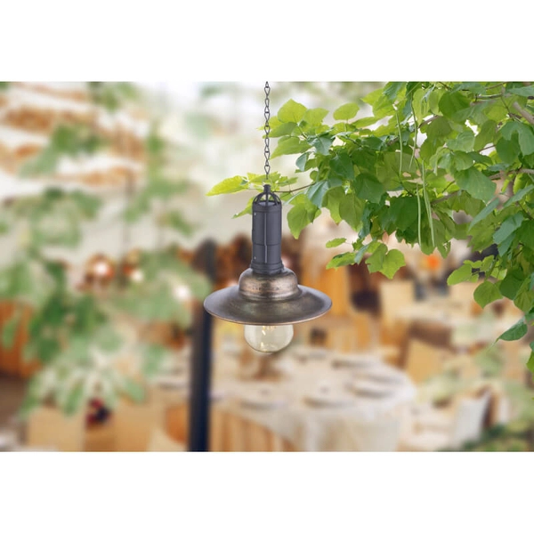 Solarna lampa wisząca Solar 33255 LED 0,06W 3500K na łańcuchu IP44 szary