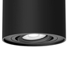 Minimalistyczny downlight natynkowy Kobald 2047 czarny spot nad blat