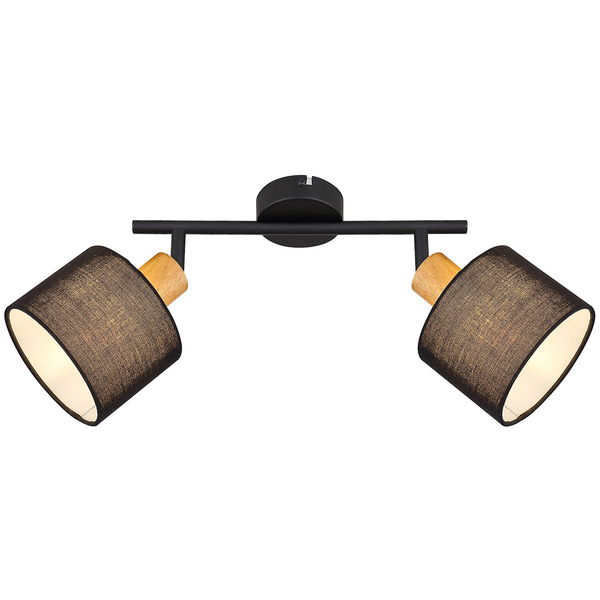 Sufitowa lampa regulowana Miguel 3245 do jadalni nad stół drewno czarna
